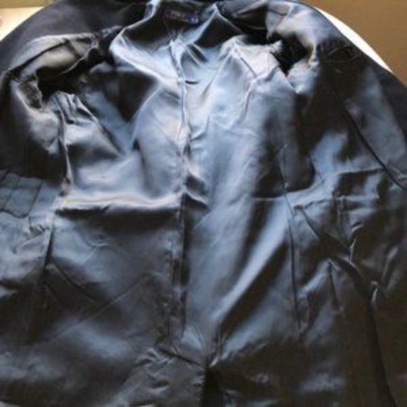 POLO Black Wool Blend Coat - Picture 7 of 9